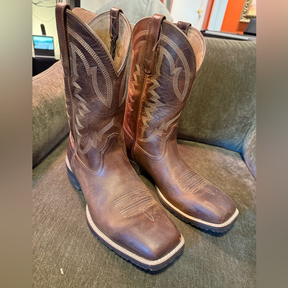 Ariat Hybrid Rancher’s with ATS Pro Classic Brown Cowboy Boots
